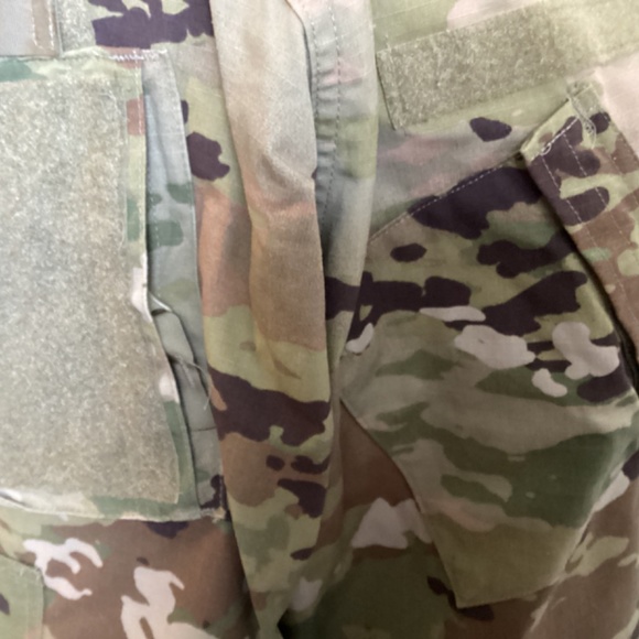 Army Combat Coat Unisex Camouflage Insect Repellent Fabric Size LG-Long - Picture 6 of 11